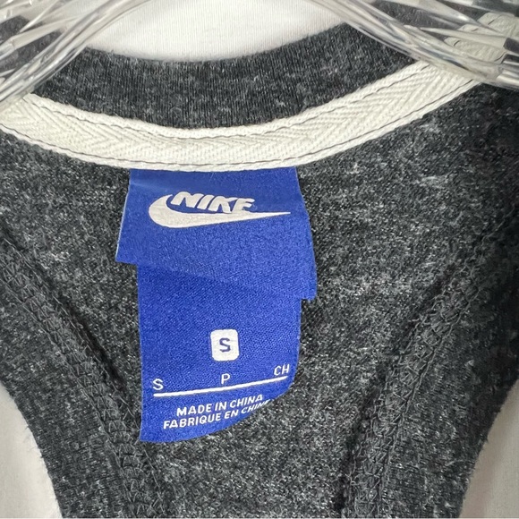 NIKE • Gray Organic Cotton Blend Size Romper Small - Picture 9 of 10